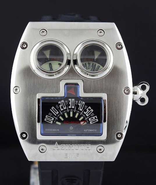 (image for) LIKE NEW AZIMUTH STAINLESS STEEL LIMITED "MR ROBOTO" WATCH