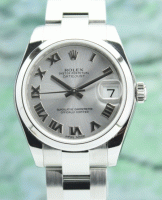 (image for) A ROLEX MID SIZE STAINLESS STEEL OYSTER PERPETUAL DATEJUST / 178240