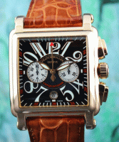 (image for) Franck Muller Conquistador Cortez 18K Rose Gold Chronograph Watch / 10000CC