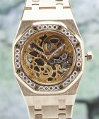 (image for) Audemars Piguet 18K Rose Gold Skelaton Royal Oak Lady Watch / 14794