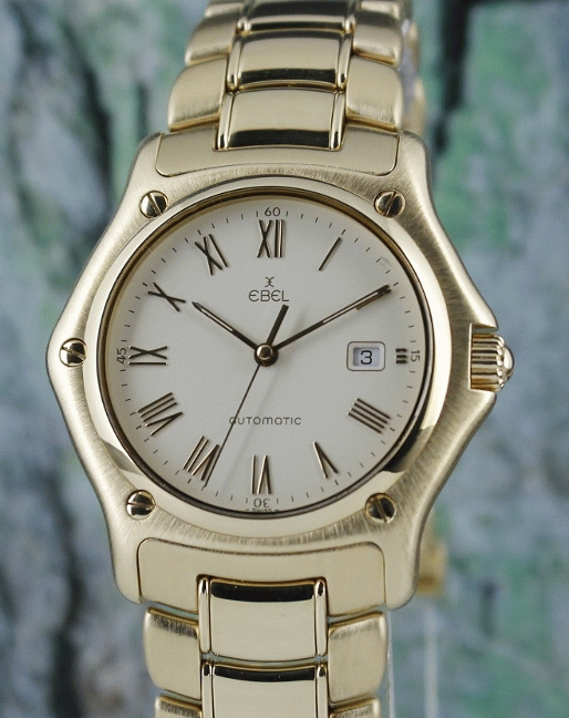 (image for) EBEL 1911 18K SOLID YELLOW GOLD AUTOMATIC WATCH / 893902