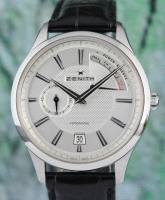(image for) LIKE NEW UNPOLISHED ZENITH CAPTAIN POWER RESERVE AUTOMATIC / 03.2120.685/02.C498