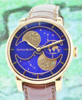 ARNOLD & SON HM DOUBLE HEMISPHERE PERPETUAL MOON / 1GLAR.U03A.C122A (image for) ARNOLD & SON HM DOUBLE HEMISPHERE PERPETUAL MOON / 1GLAR.U03A.C122A