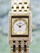 (image for) A 100% ORIGINAL LADY 18K YELLOW GOLD DIAMOND WATCH