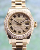 (image for) 100% ORIGINAL ROLEX 18K YELLOW GOLD OYSTER PERPETUAL DATEJUST / 179138
