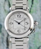 (image for) A CARTIER STAINLESS STEEL PASHA SEATIMER AUTOMATIC WATCH / 2970