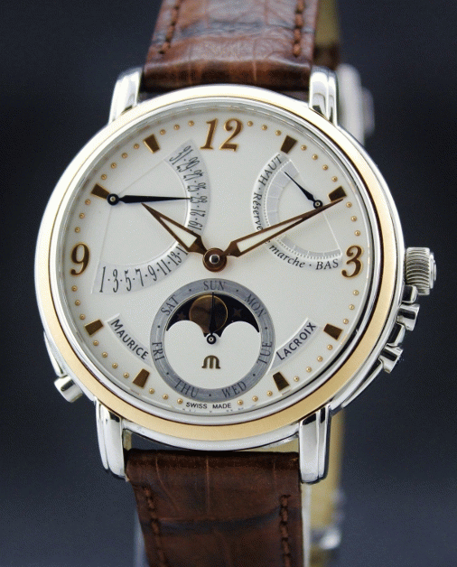 (image for) MAURICE LACROIX PING GOLD & STEEL LUNE RETROGRADE