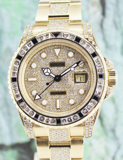 (image for) A ROLEX 18K YELLOW GOLD OYSTER PERPETUAL DATE / GMT 116718 LN