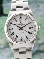 (image for) A ROLEX MEN STAINLESS STEEL OYSTER PERPETUAL DATEJUST / 14000 M