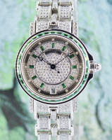 (image for) BREGUET 32MM MARINE AUTOMATIC 18K WHITE GOLD DIAMOND WATCH / BB4404