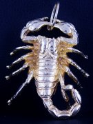 (image for) A 916 YELLOW GOLD SCORPIAN PENDENT / 204.7 GRAMS
