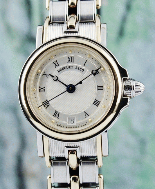 (image for) Breguet Lady Size Marine 18K Yellow Gold & Steel Automatic Watch / 8400SA/12/X40