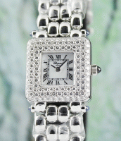 (image for) LIKE NEW CHOPARD 18K WHITE GOLD DIAMOND WATCH