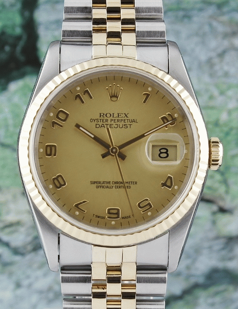 (image for) A ROLEX MEN OYSTER PERPETUAL DATEJUST / 16233
