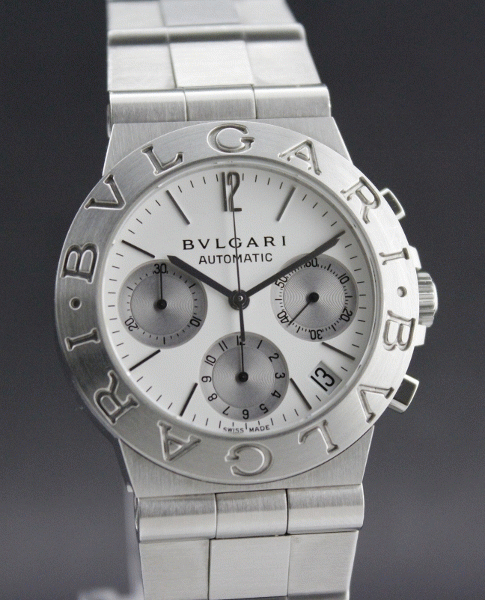 (image for) BVLGARI DIAGONO AUTOMATIC CHRONOGRAPH WATCH / LIKE NEW