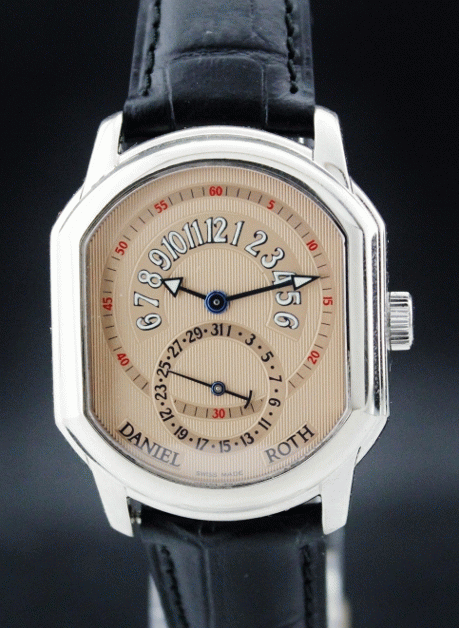 (image for) A DANIEL ROTH 18K SOLID WHITE GOLD AUTOMATIC WATCH