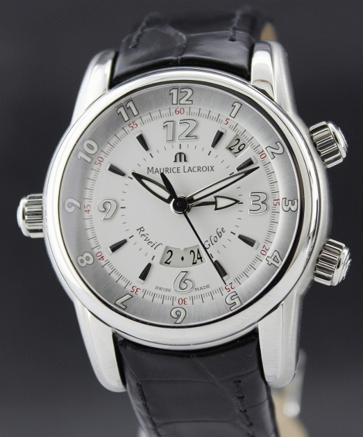 (image for) A BRAND NEW MAURICE LACROIX REVEIL GLOBE ALARM