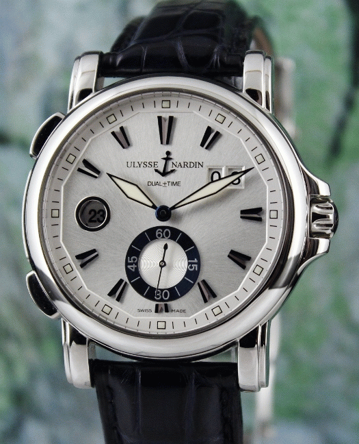 (image for) Ulysse Nardin Stainless Steel Dual Time Big Date GMT / 243-55