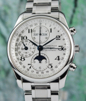 (image for) Longines Master Collection Moon-Phase Triple Date Automatic Watch / L26734783