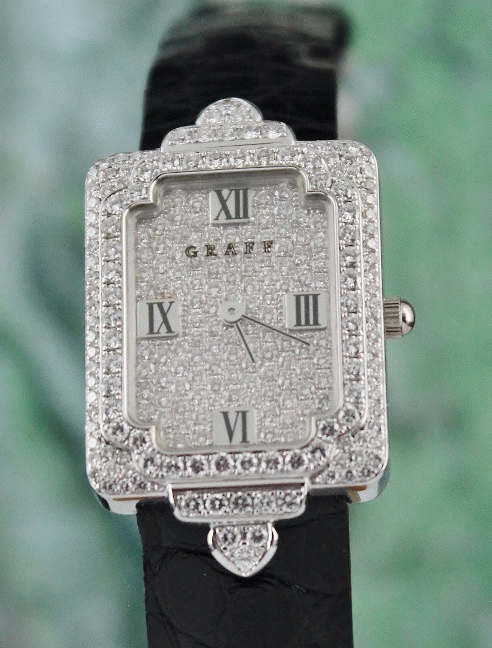 (image for) GRAFF 18K WHITE GOLD DIAMOND WATCH