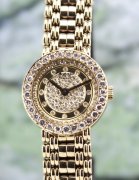 (image for) CHOPARD 18K YELLOW GOLD CLASSIC DIAMOND WATCH / 879 1