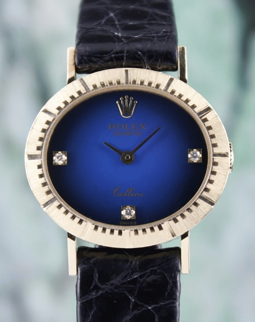 (image for) A ROLEX 18K YELLOW GOLD LADY SIZE MANUAL WINDING WATCH / 4081