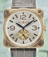 (image for) BELL & ROSS 18K ROSE GOLD MANUAL WINDING WATCH / BRS-70-R