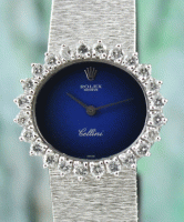 (image for) A ROLEX 18K WHITE GOLD MANUAL WINDING WATCH