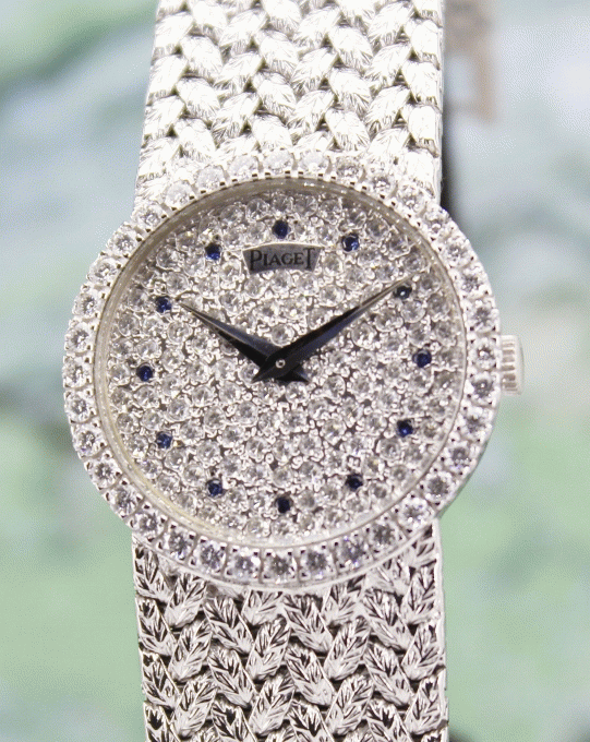 (image for) PIAGET 18K WHITE GOLD MANUAL WINDING LADY WATCH / 9706D2