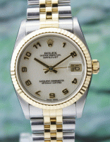 (image for) A ROLEX MID SIZE OYSTER PERPETUAL DATEJUST / 78273 / CERT