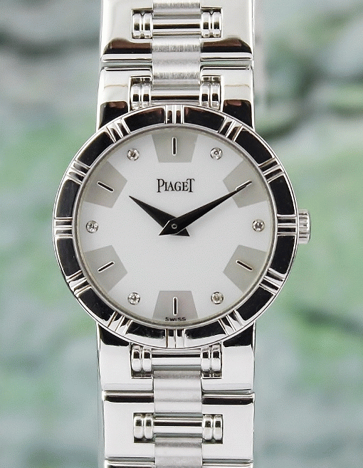 (image for) A 18K WHITE GOLD PIAGET DANCER LADY WATCH