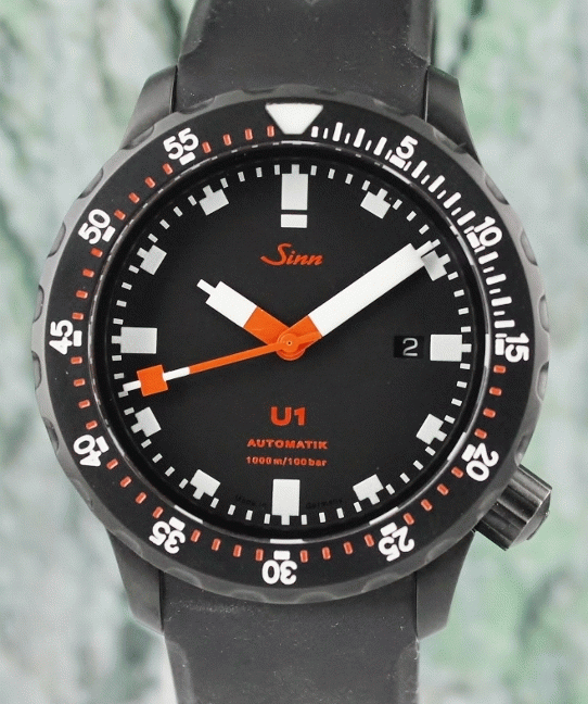 (image for) SINN U1 DIVER'S LIMITED EDITION 250 PIECES AUTOMATIC WATCH / 1010.021-U1 TEMPUS-S