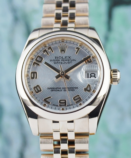 (image for) ROLEX 18K MID SIZE 18K ROSE GOLD OYSTER PERPETUAL DAY-DATE - 178245