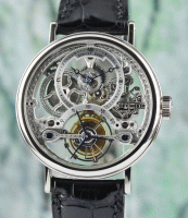 (image for) BREGUET TOURBILLION SKELETON 18K WHITE GOLD MANUAL WINDING WATCH / REF 3355