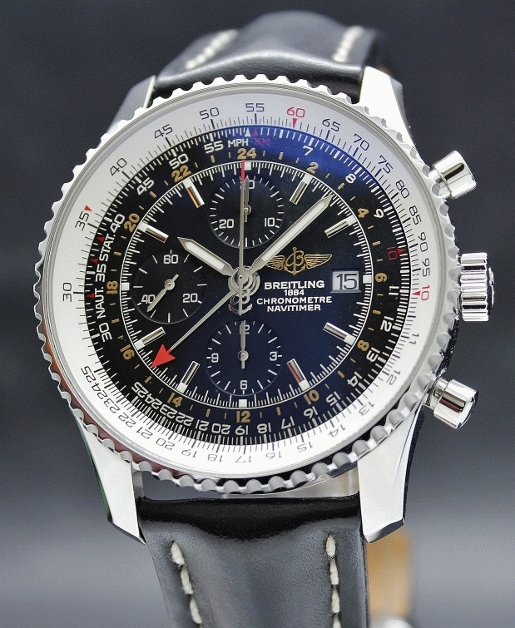 (image for) LNIB Breitling Navitimer World GMT A24322 Chrono Watch