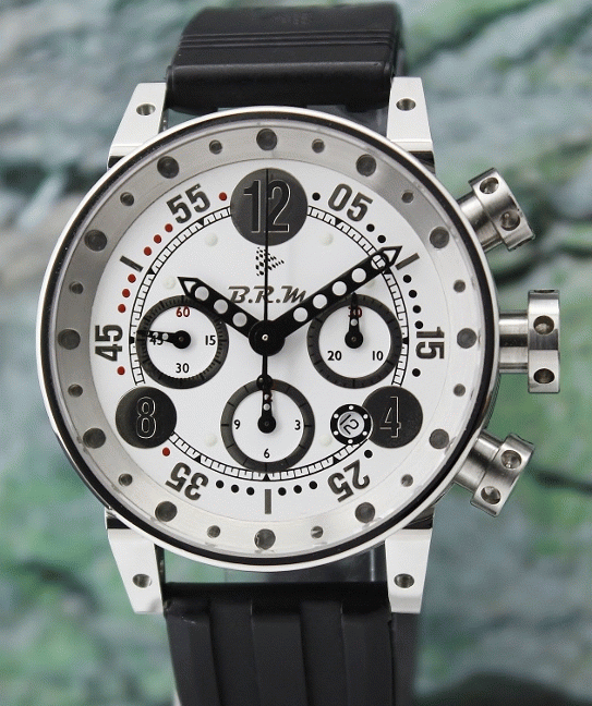 (image for) A BRM AUTOMATIC CHRONOGRAPH STAINLESS STEEL WATCH