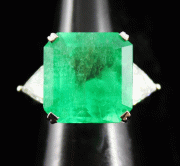(image for) 12 CARAT COLOMBIA NATURAL EMERALD (BERYL) WITH NGI CERT