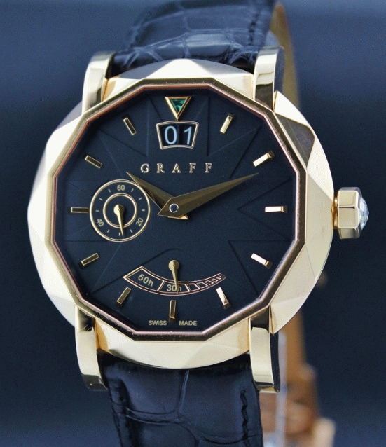 (image for) A FINE GRAFF 18K PINK GOLD GRAND DATE 45MM WATCH
