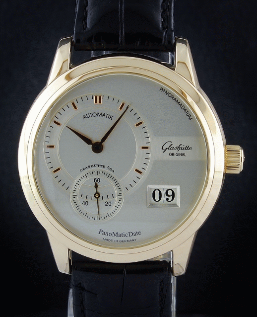 (image for) A GLASHUTTE 18K ROSE GOLD AUTOMATIC PANORAMADATUM
