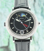 (image for) GERALD GENTA NIGHT & DAY AUTOMATIC LADTY WATCH GMT / G.3705