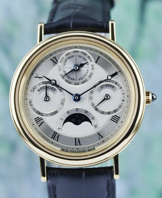 (image for) BREGUET CLASSQUE QUANTIEME PERPETUAL 18K YELLOW GOLD AUTOMATIC WATCH / 3057