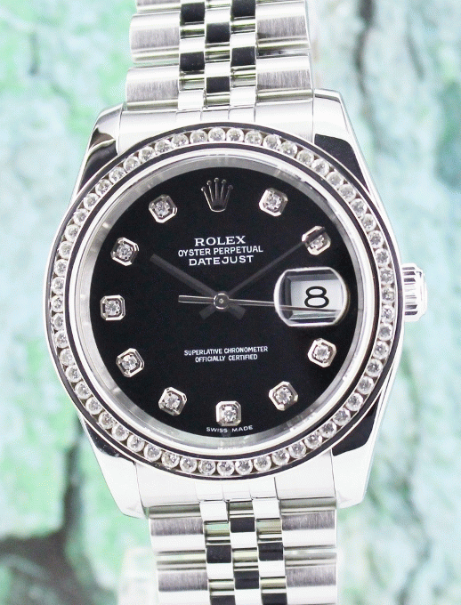 (image for) A ROLEX DATEJUST MEN SIZE OYSTER PERPETUAL - 116234