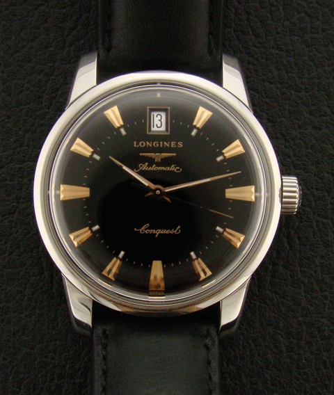 (image for) Longine Men Size Steel Auto Conquest