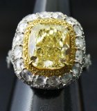 (image for) 5.47 CARAT "NATURAL FANCY YELLOW" VVS2 WITH GIA CERT