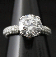 (image for) 3.00 CARAT "F" COLOUR "VVS2" WITH GIA CERT