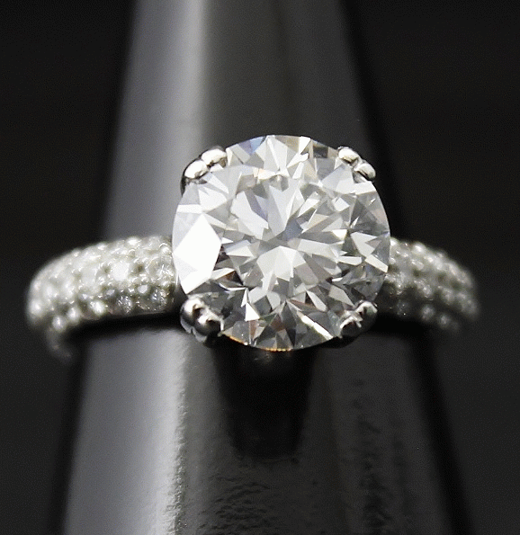 (image for) 3.00 CARAT "F" COLOUR "VVS2" WITH GIA CERT