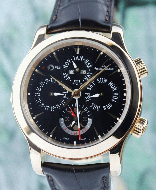(image for) JLC Master Grand Reveil Perpetual Calendar 18K Rose Gold Alarm Watch / Q163247A