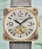 (image for) BELL & ROSS 18K ROSE GOLD MANUAL WINDING WATCH / BRS-70-R