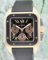 (image for) Cartier Santos 100 XL Solid 18K Rose Gold Chronograph / W2020003