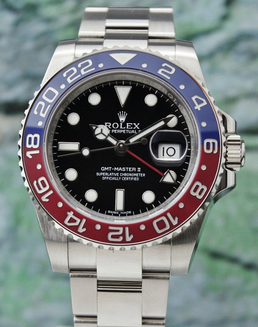 (image for) 18K WHITE GOLD ROLEX GMT MASTER II PERPETUAL DATE / 116719BLRO